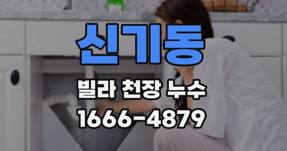 신기동 빌라 천장 누수