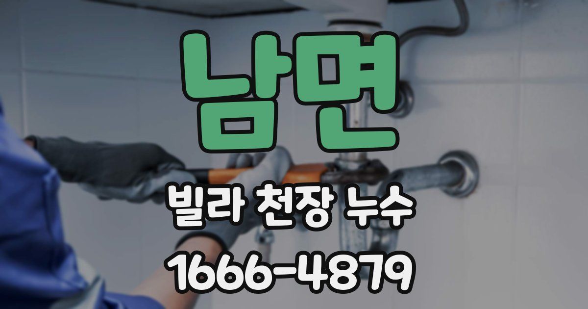 남면 빌라 천장 누수