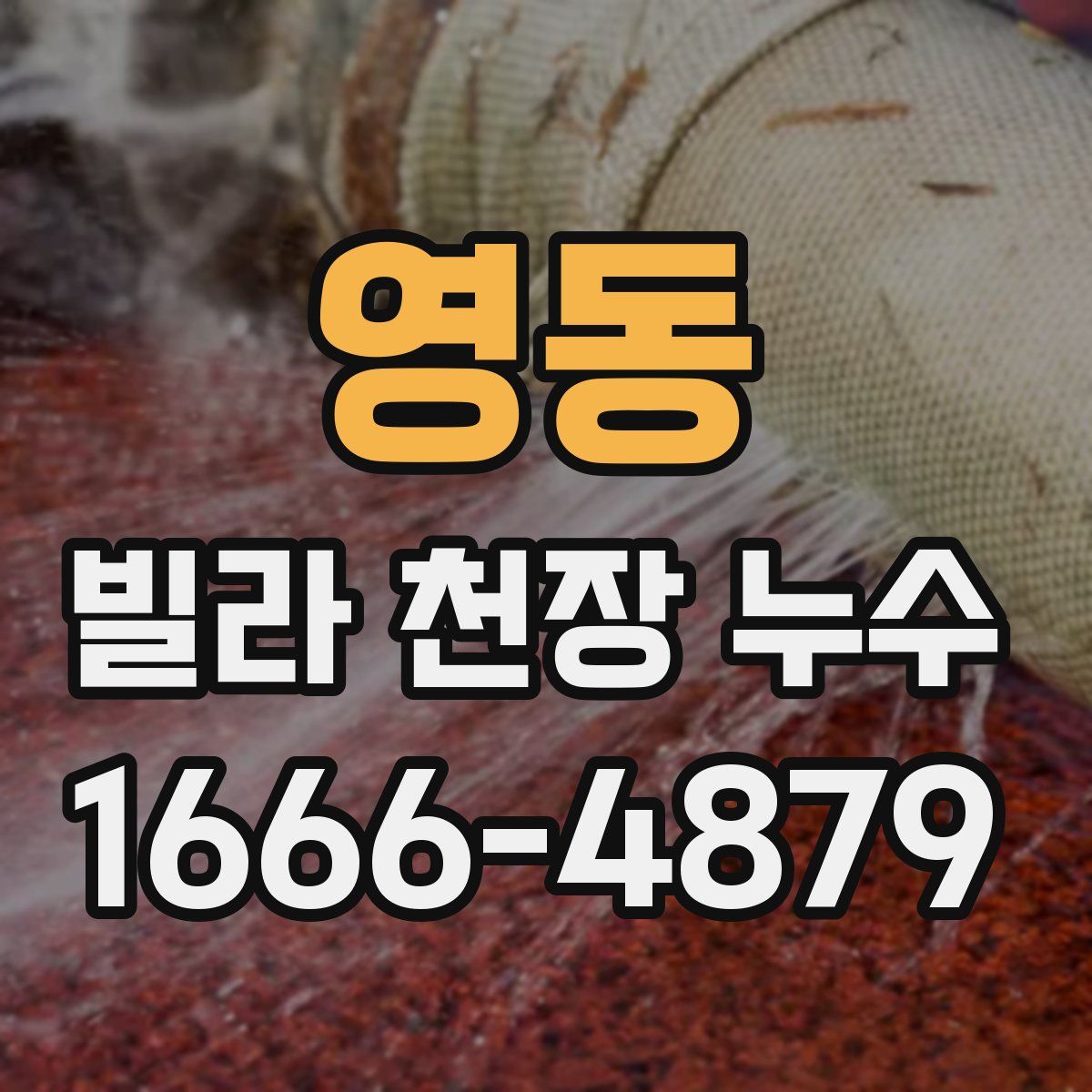 영동 빌라 천장 누수