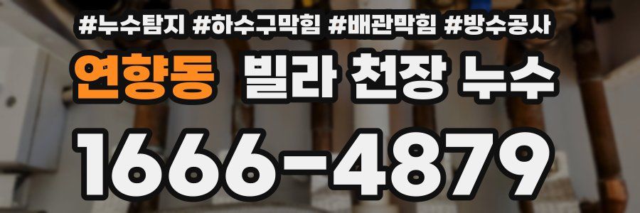 연향동 빌라 천장 누수