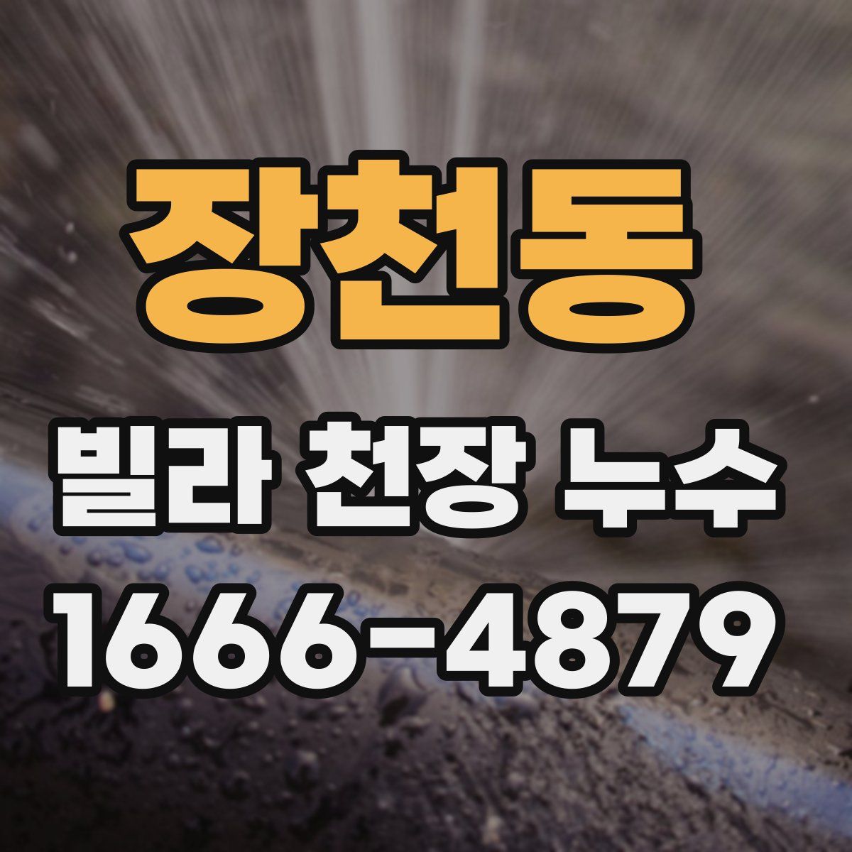 장천동 빌라 천장 누수