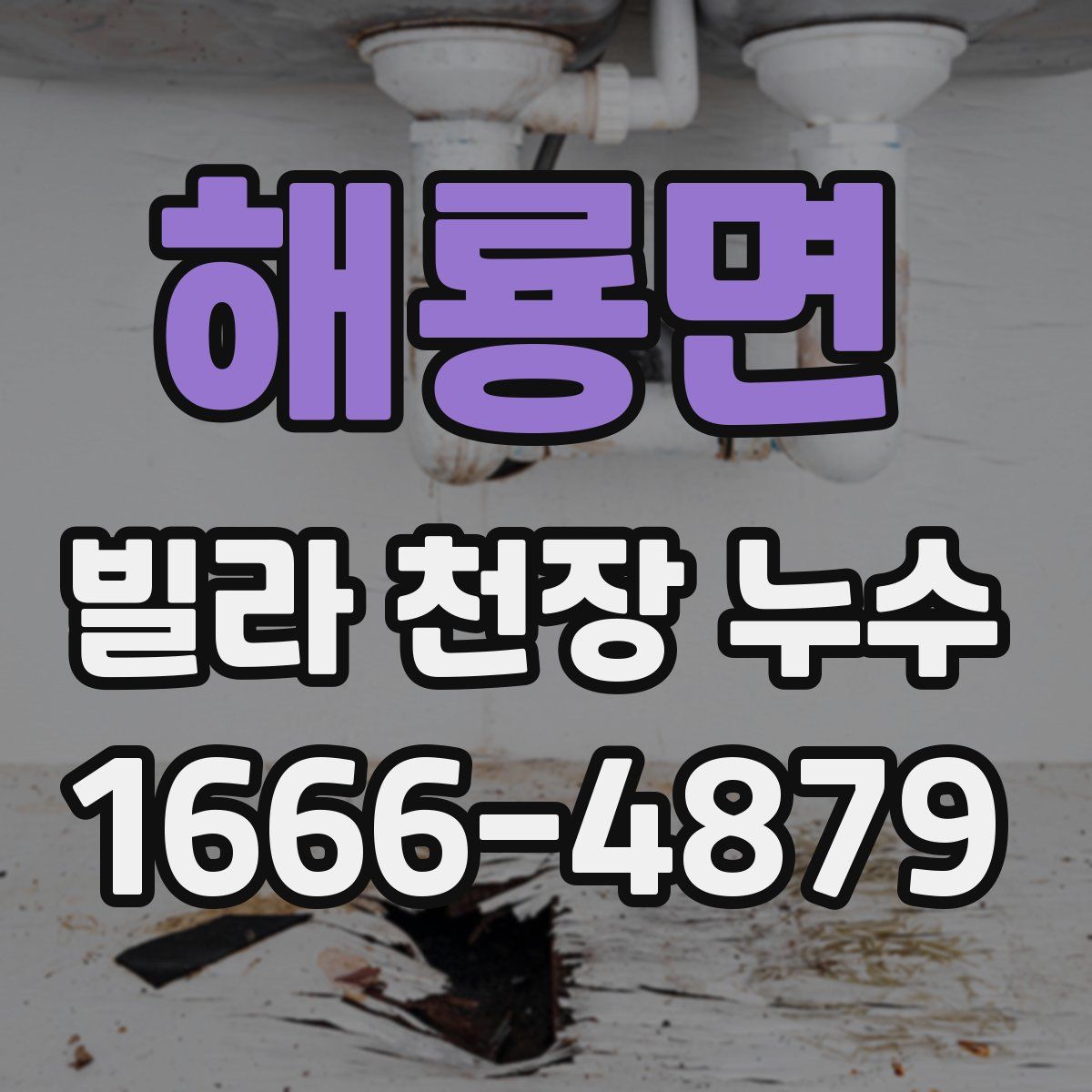 해룡면 빌라 천장 누수