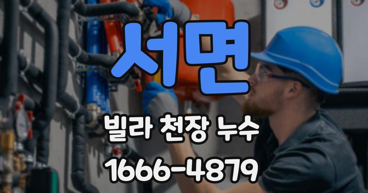 서면 빌라 천장 누수