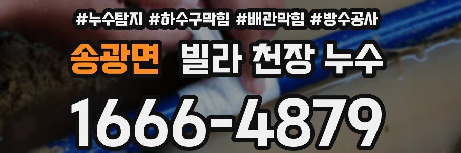 송광면 빌라 천장 누수