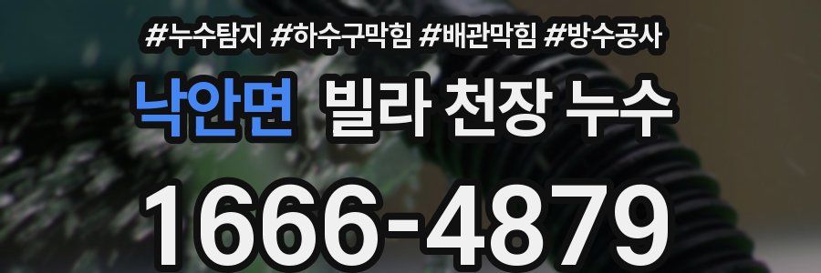 낙안면 빌라 천장 누수