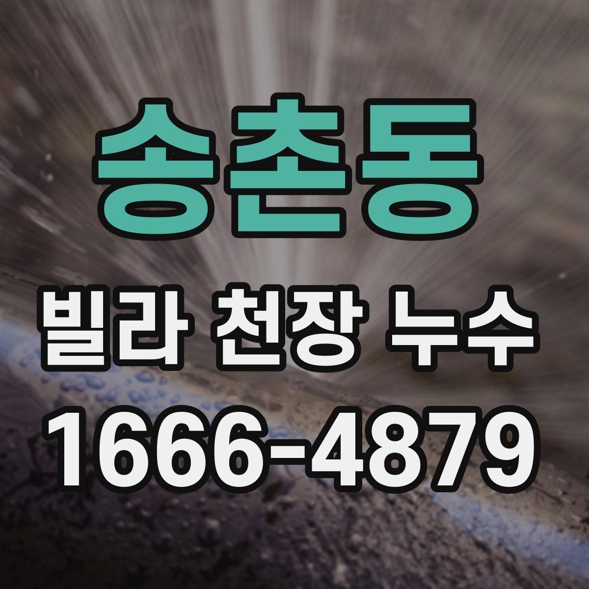 송촌동 빌라 천장 누수
