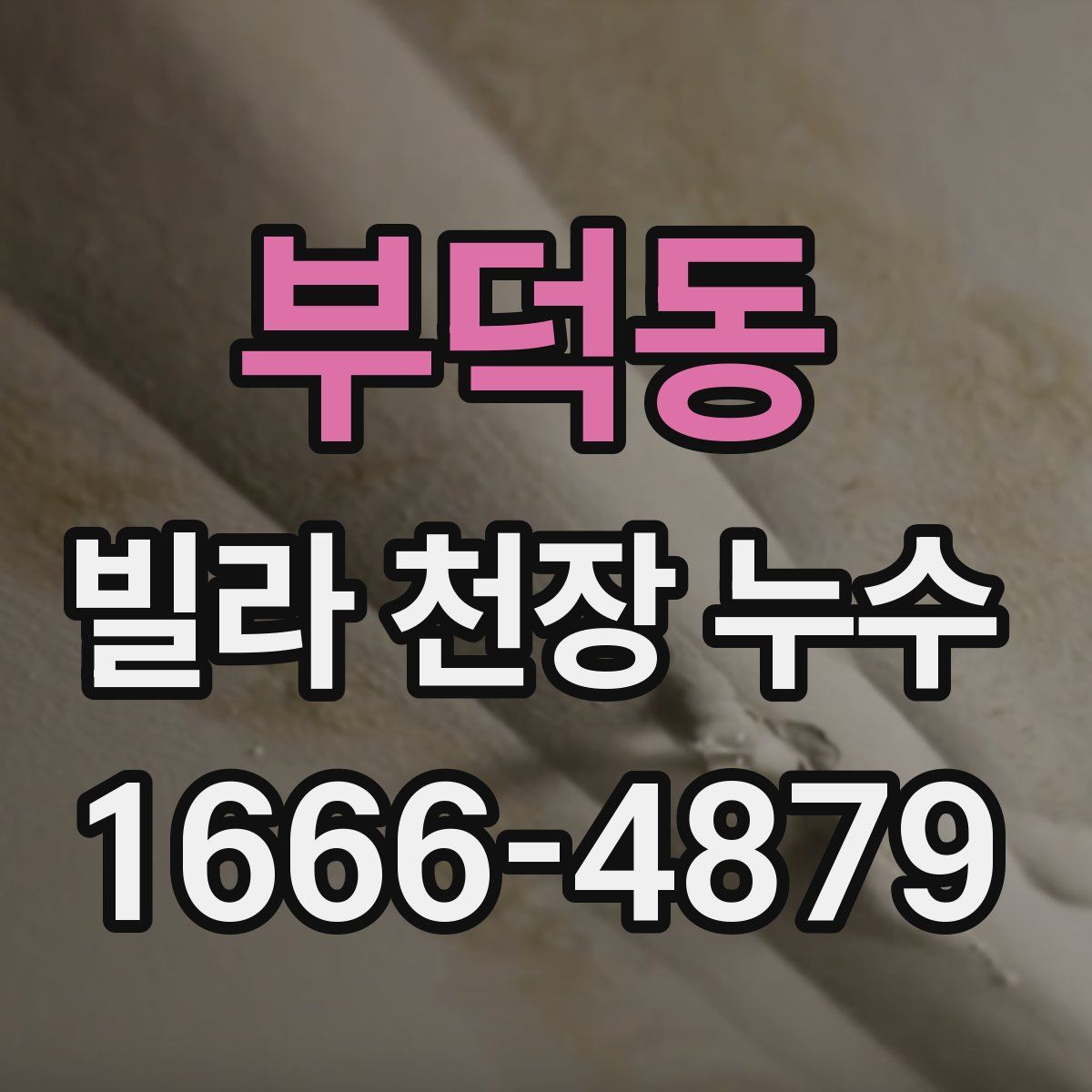 부덕동 빌라 천장 누수