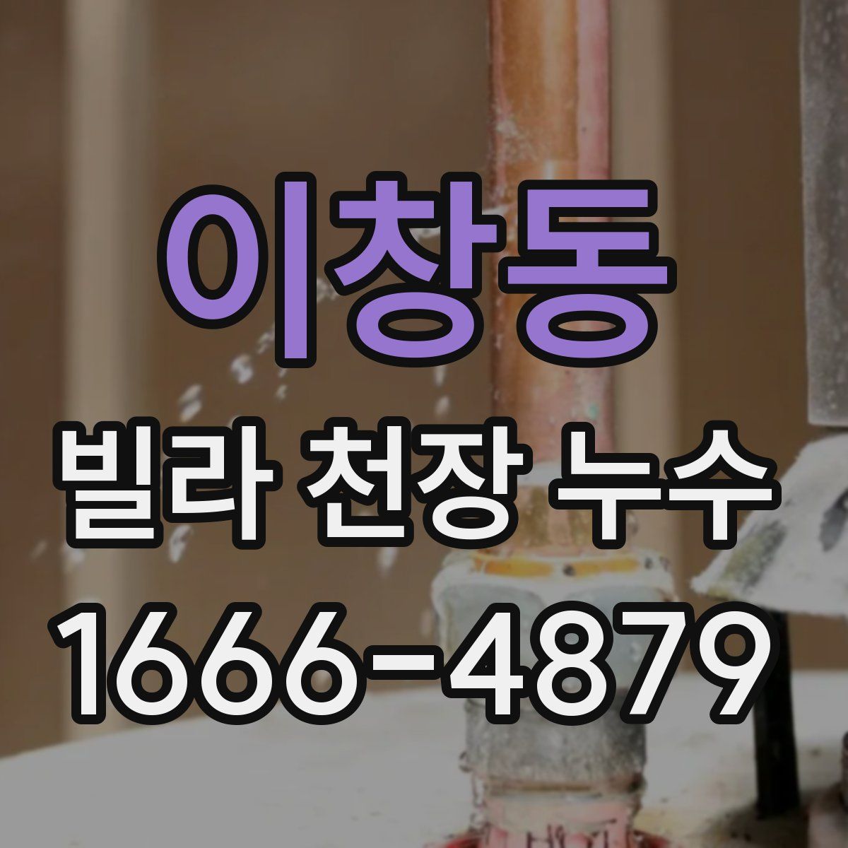 이창동 빌라 천장 누수