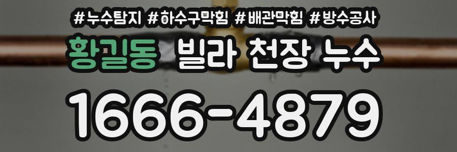 황길동 빌라 천장 누수