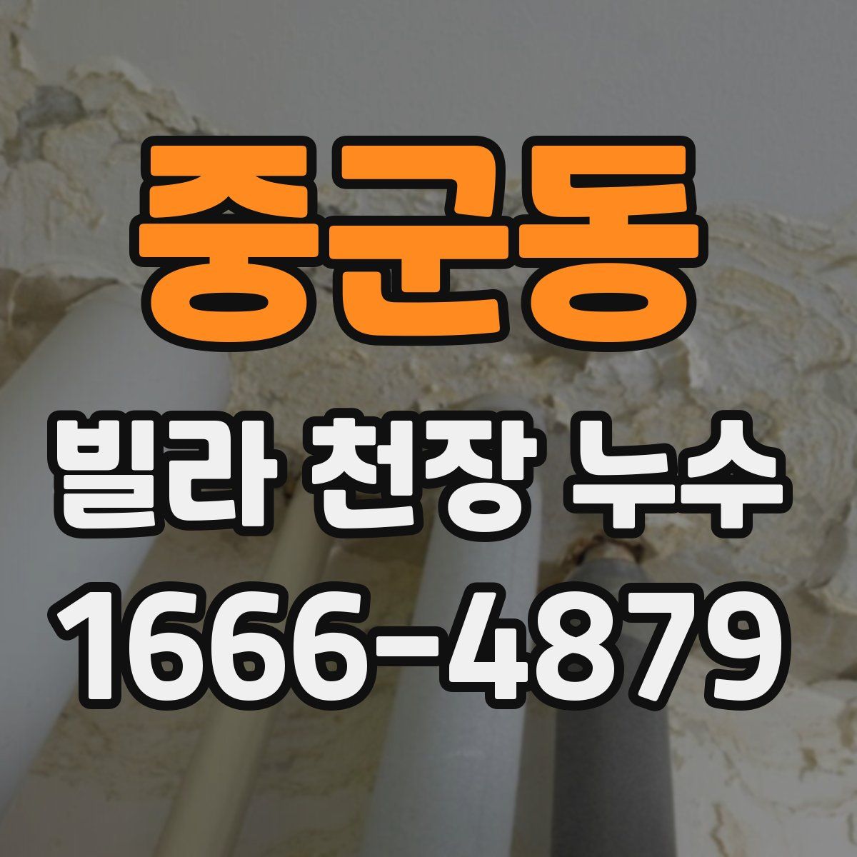 중군동 빌라 천장 누수