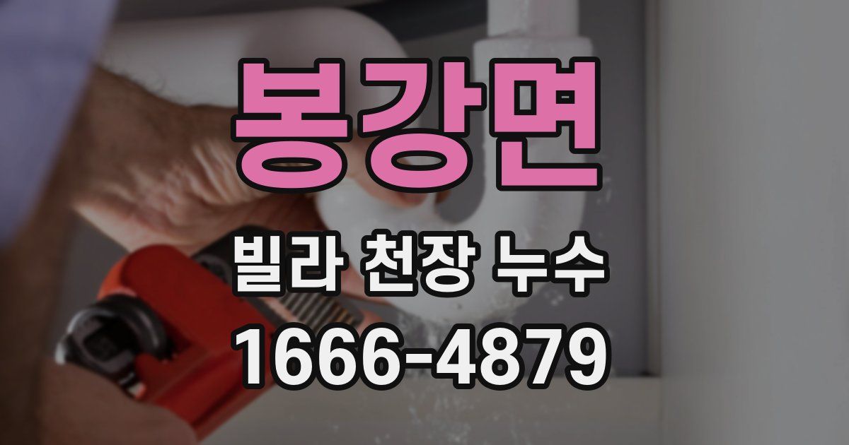 봉강면 빌라 천장 누수