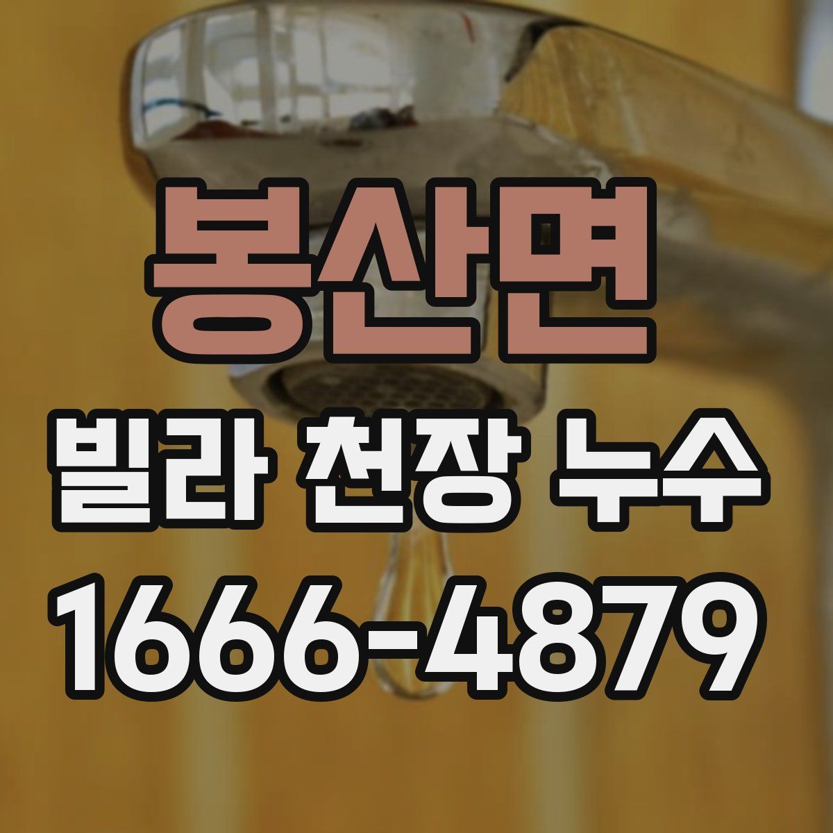 봉산면 빌라 천장 누수