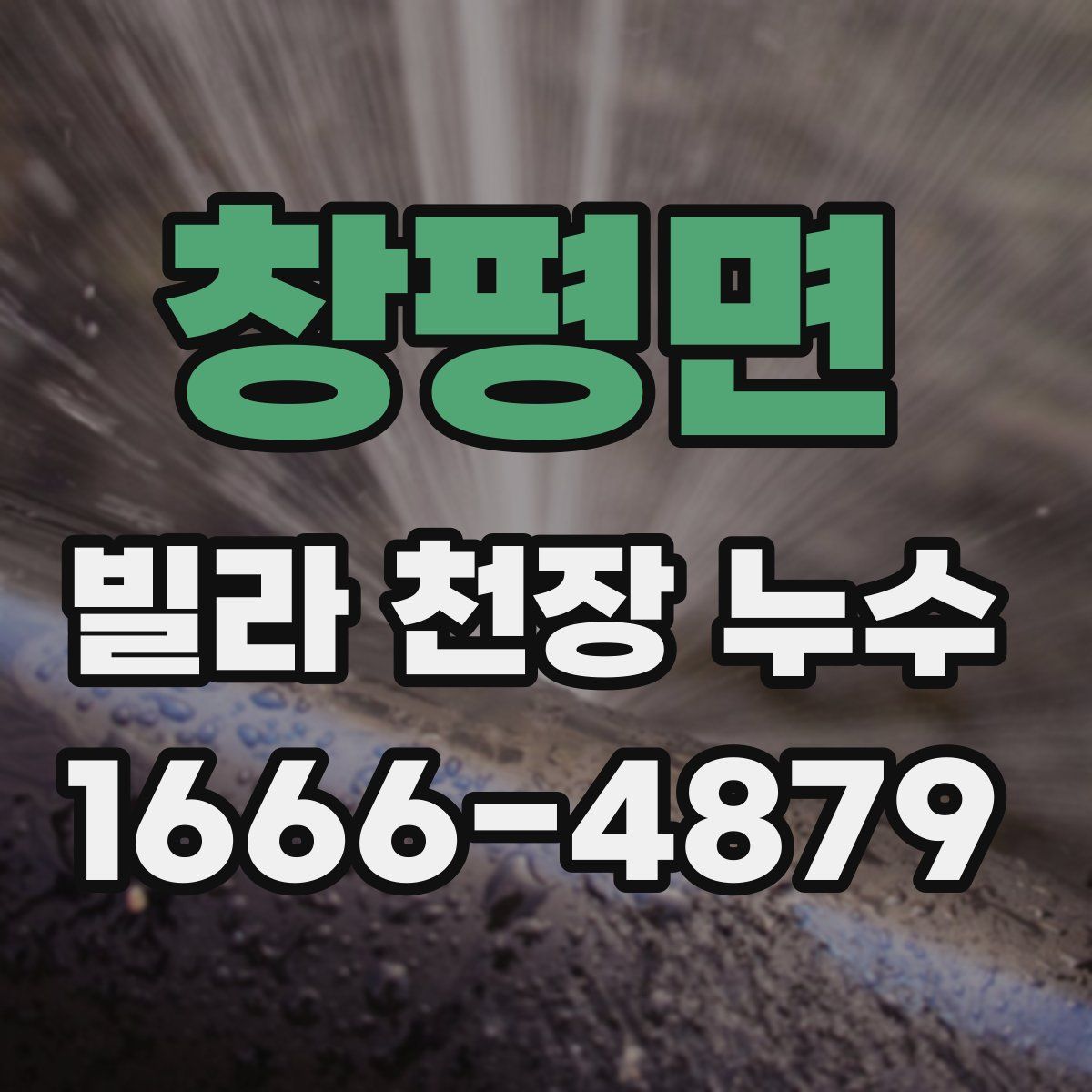 창평면 빌라 천장 누수