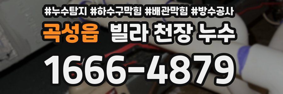 곡성읍 빌라 천장 누수