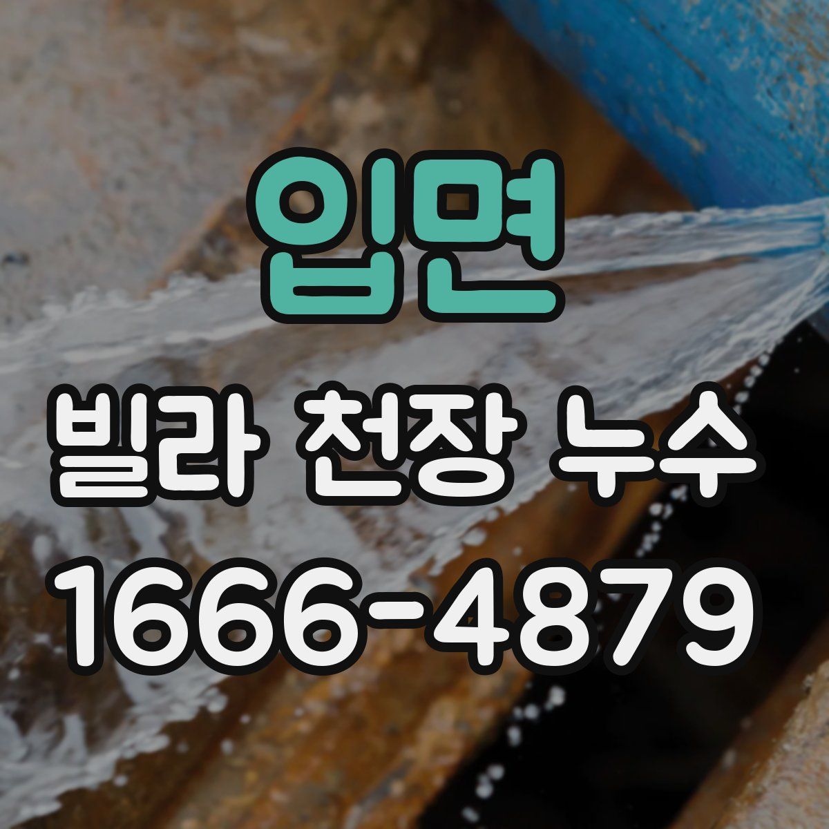 입면 빌라 천장 누수
