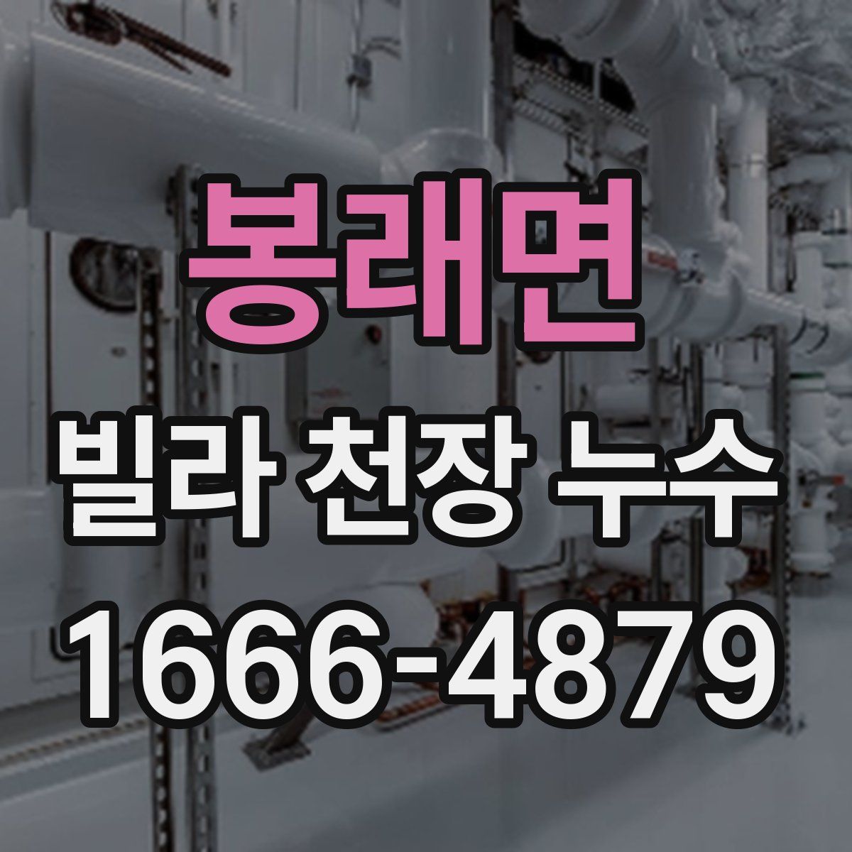 봉래면 빌라 천장 누수