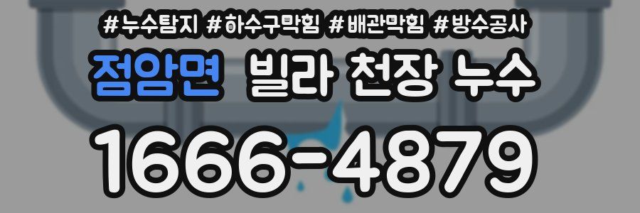 점암면 빌라 천장 누수