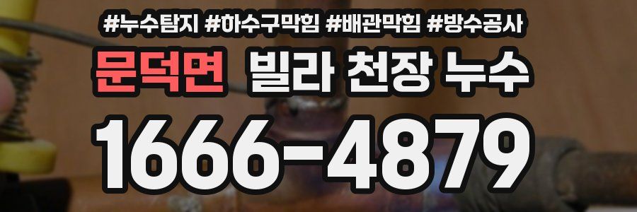 문덕면 빌라 천장 누수