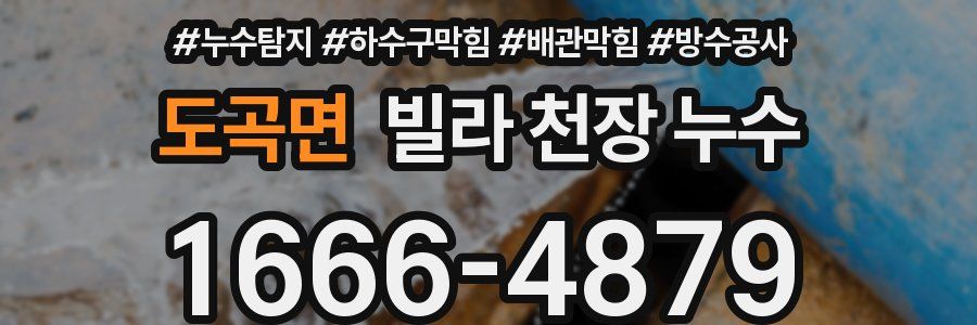 도곡면 빌라 천장 누수