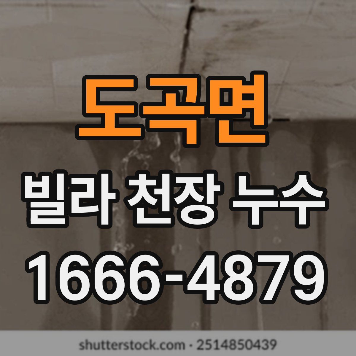 도곡면 빌라 천장 누수