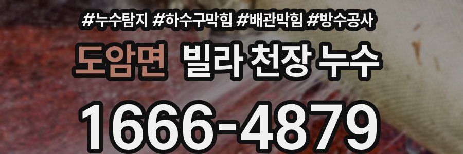 도암면 빌라 천장 누수