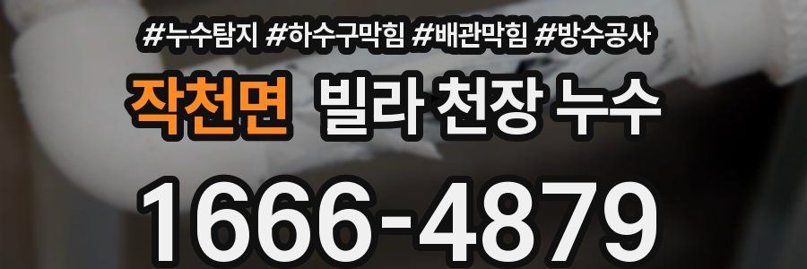 작천면 빌라 천장 누수