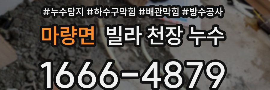 마량면 빌라 천장 누수