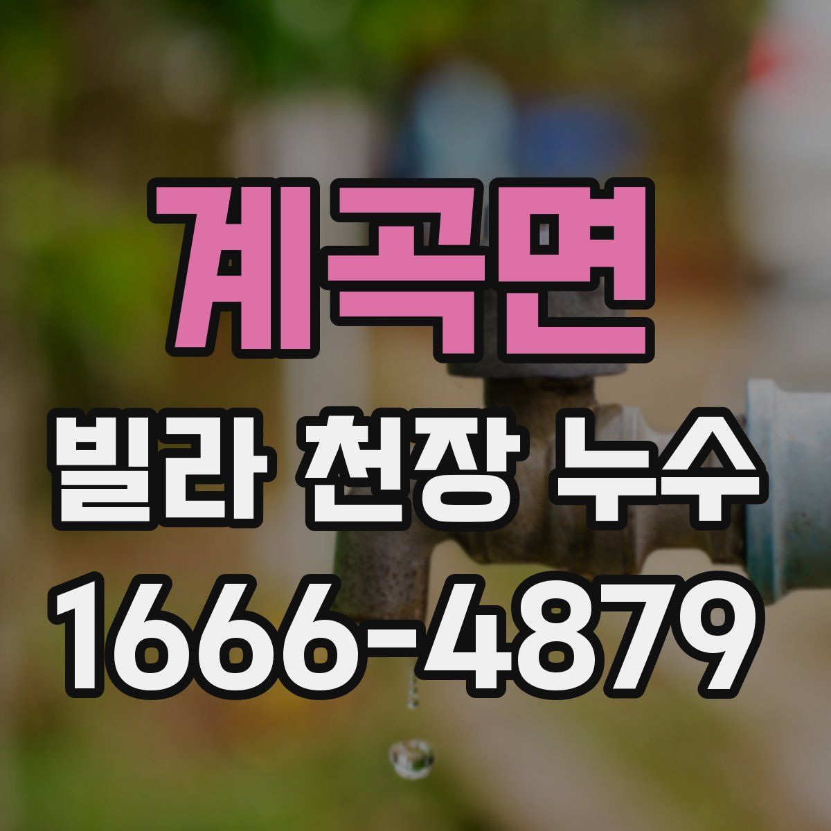 계곡면 빌라 천장 누수