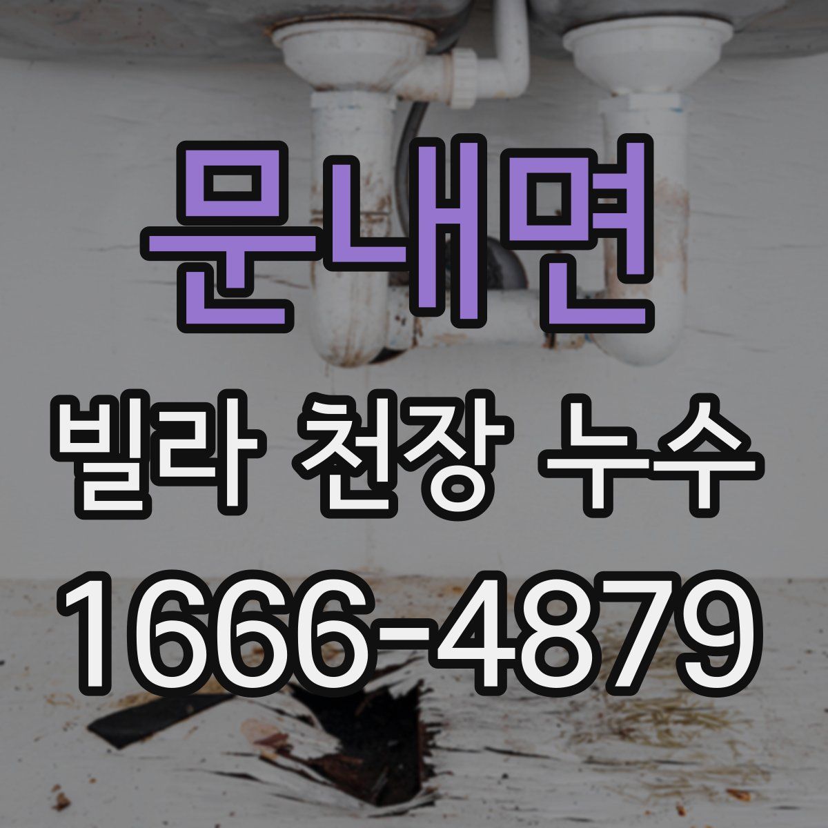 문내면 빌라 천장 누수