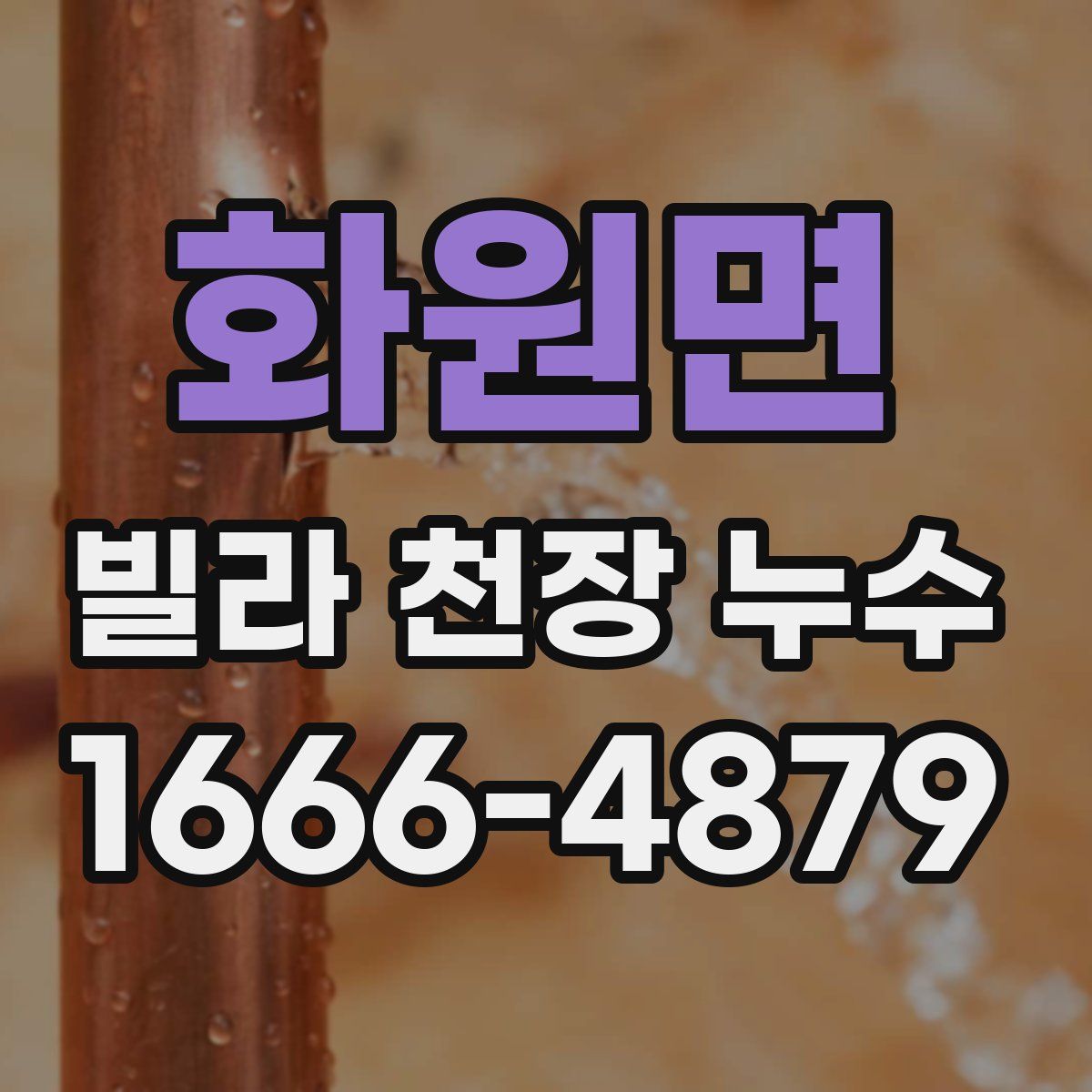 화원면 빌라 천장 누수