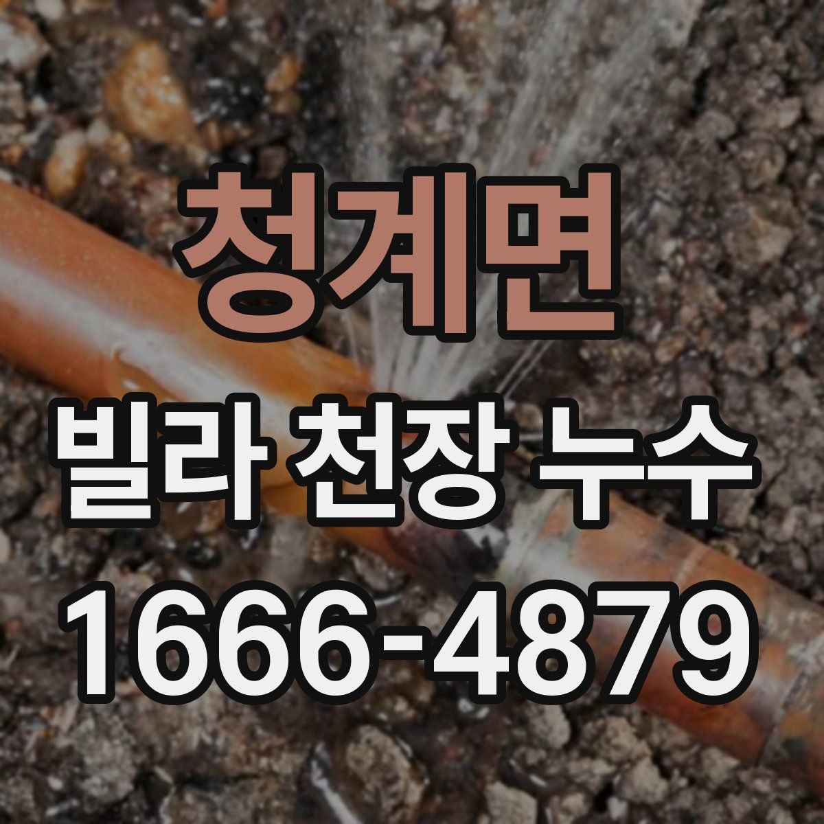 청계면 빌라 천장 누수