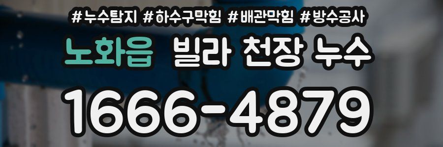 노화읍 빌라 천장 누수