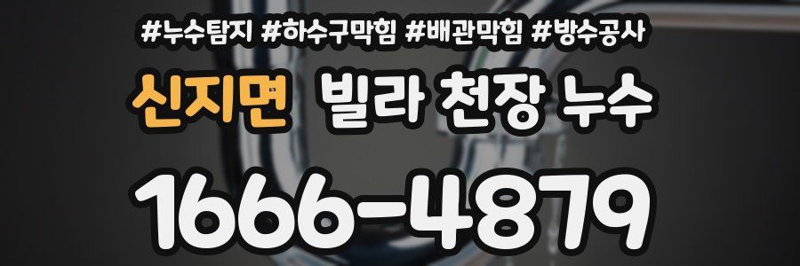 신지면 빌라 천장 누수