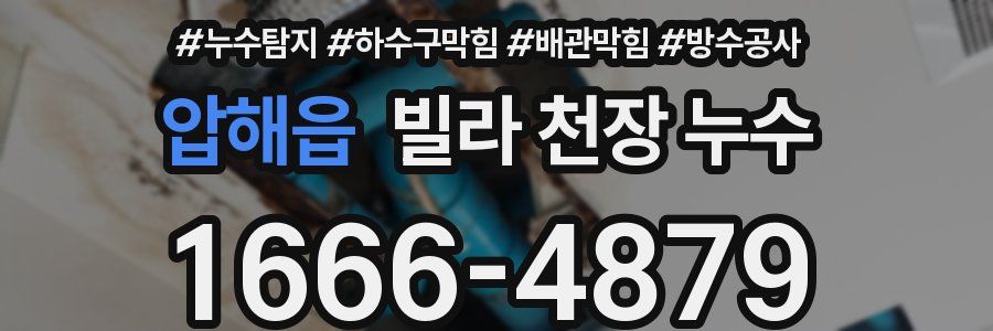 압해읍 빌라 천장 누수