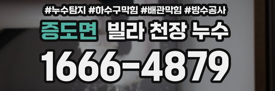 증도면 빌라 천장 누수