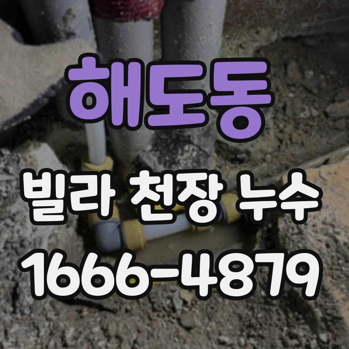 해도동 빌라 천장 누수