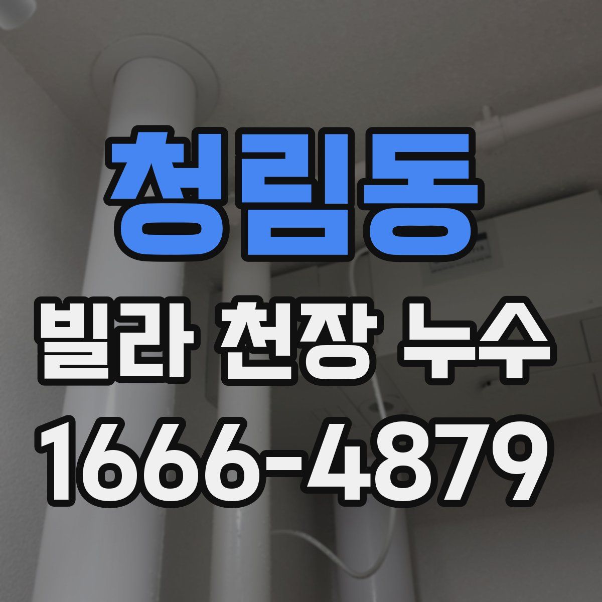청림동 빌라 천장 누수