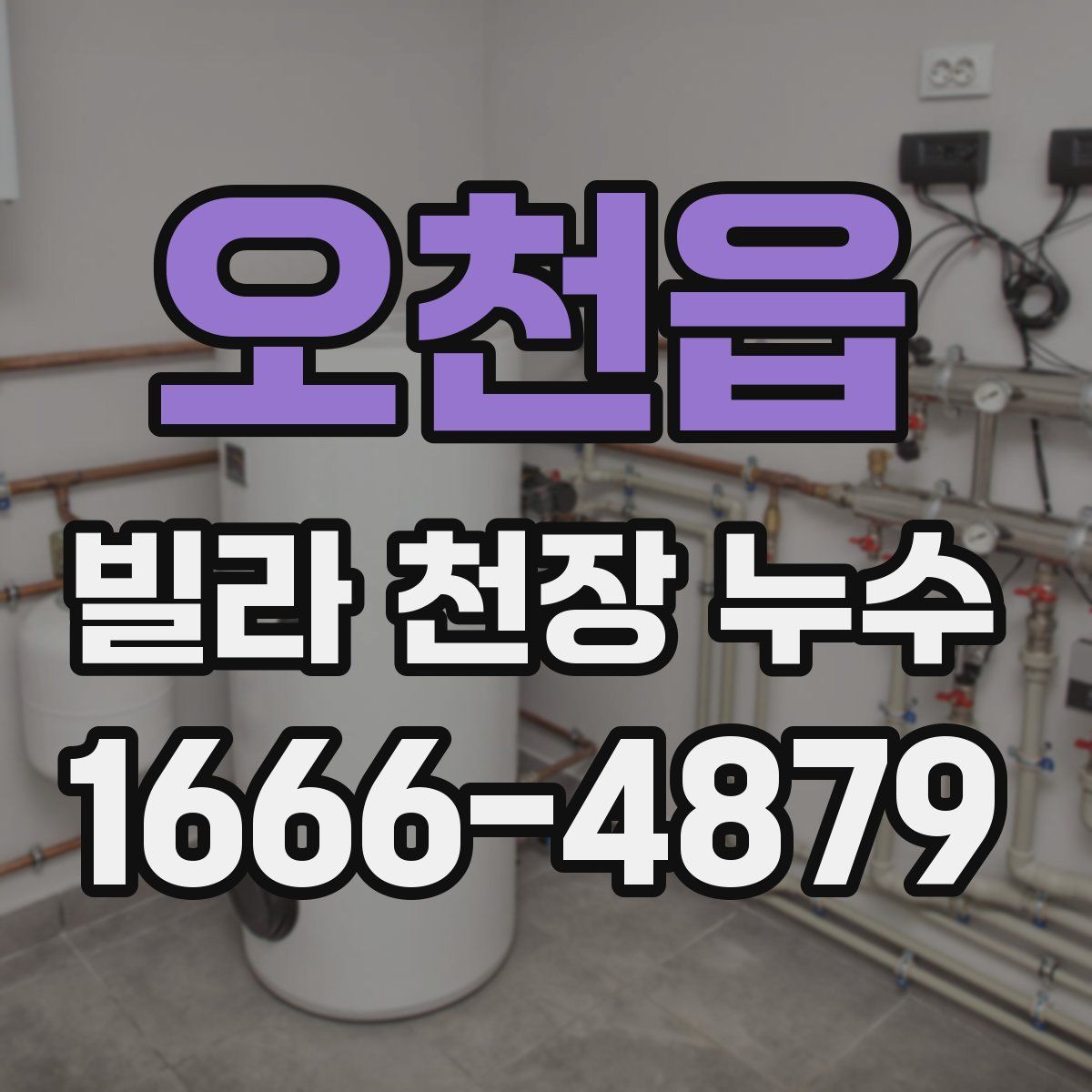 오천읍 빌라 천장 누수