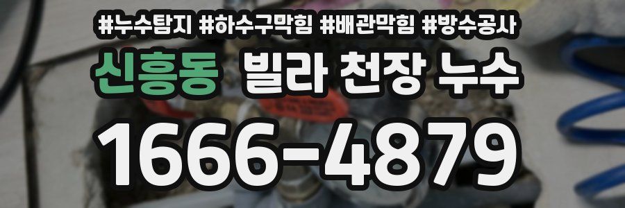 신흥동 빌라 천장 누수