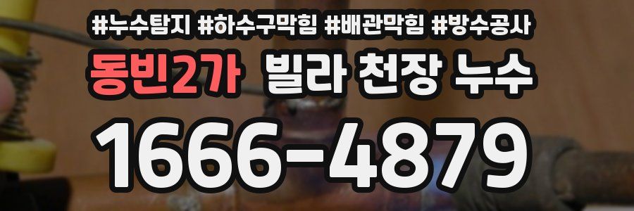 동빈2가 빌라 천장 누수