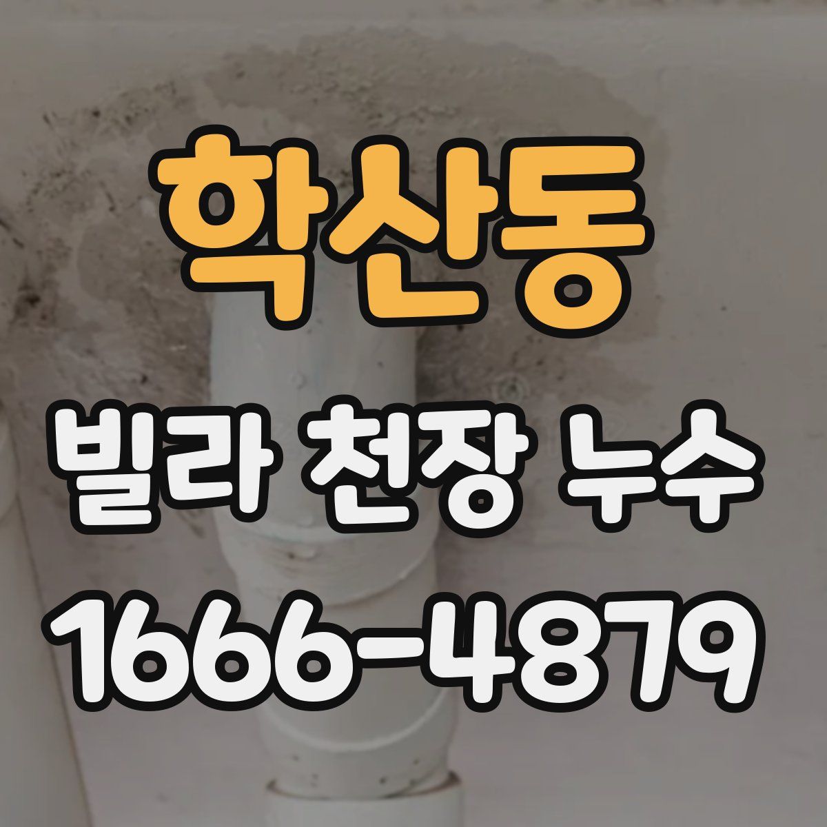 학산동 빌라 천장 누수