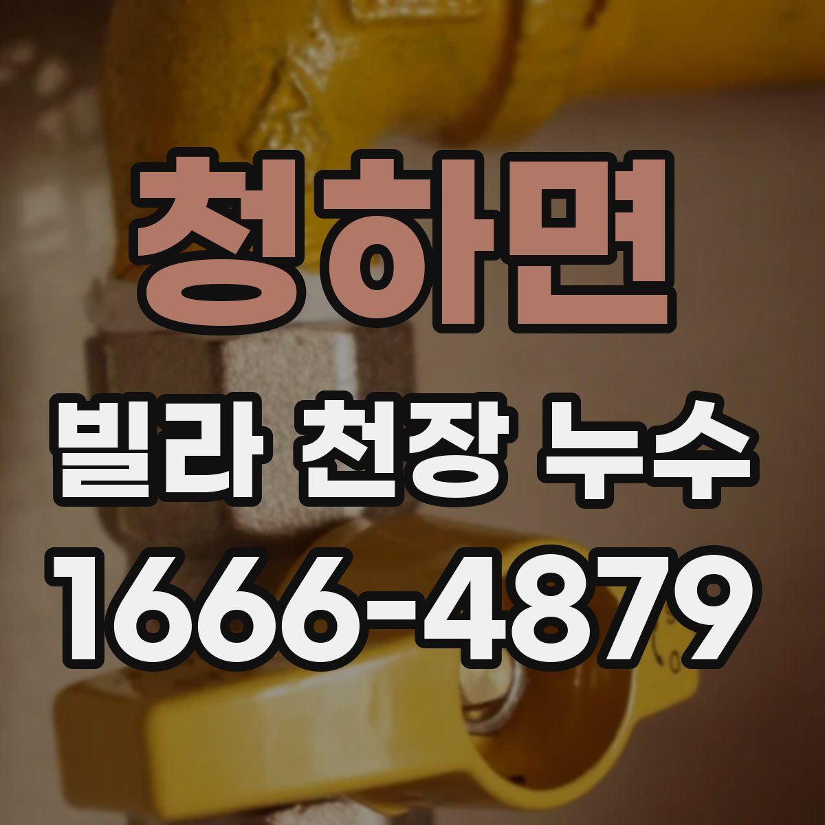 청하면 빌라 천장 누수