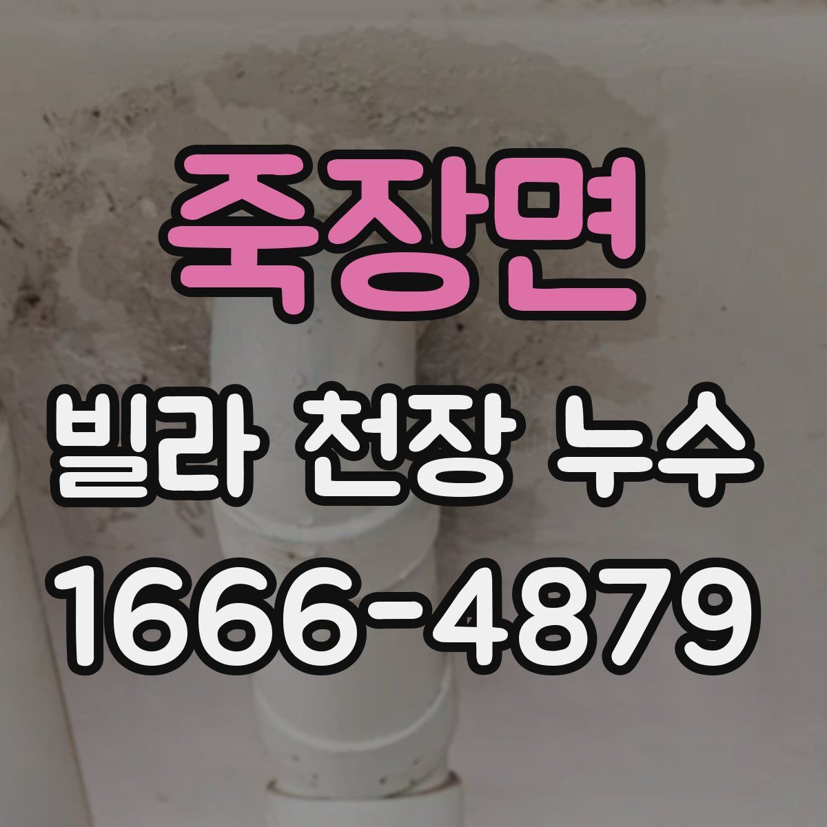 죽장면 빌라 천장 누수