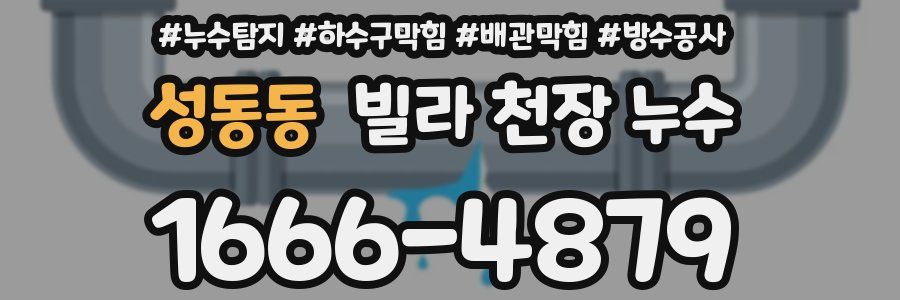 성동동 빌라 천장 누수