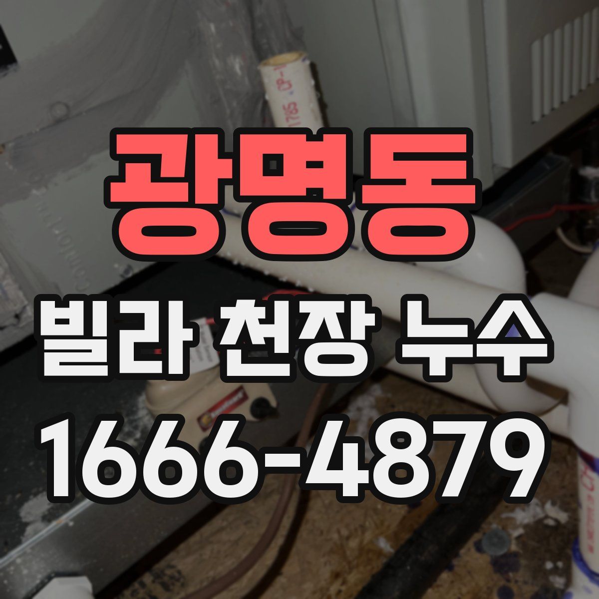 광명동 빌라 천장 누수