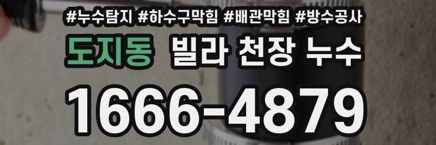 도지동 빌라 천장 누수