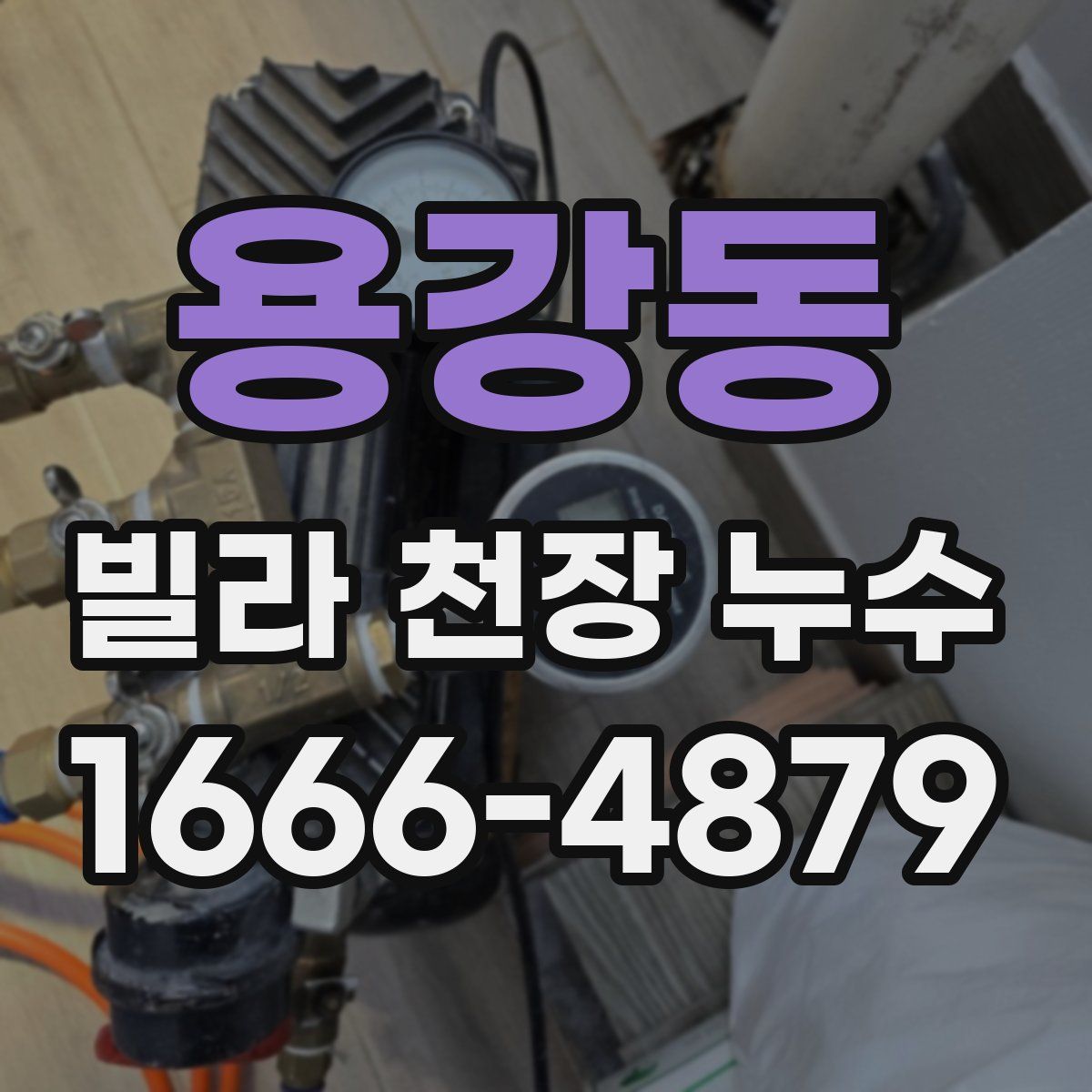 용강동 빌라 천장 누수