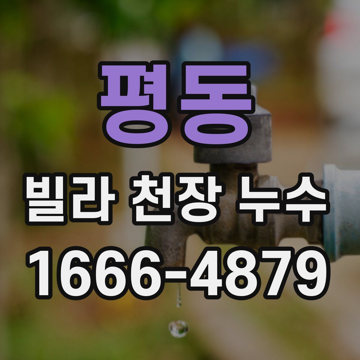 평동 빌라 천장 누수
