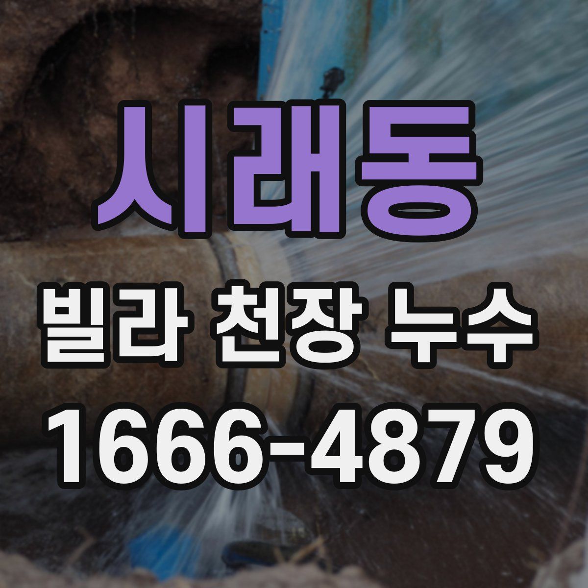 시래동 빌라 천장 누수
