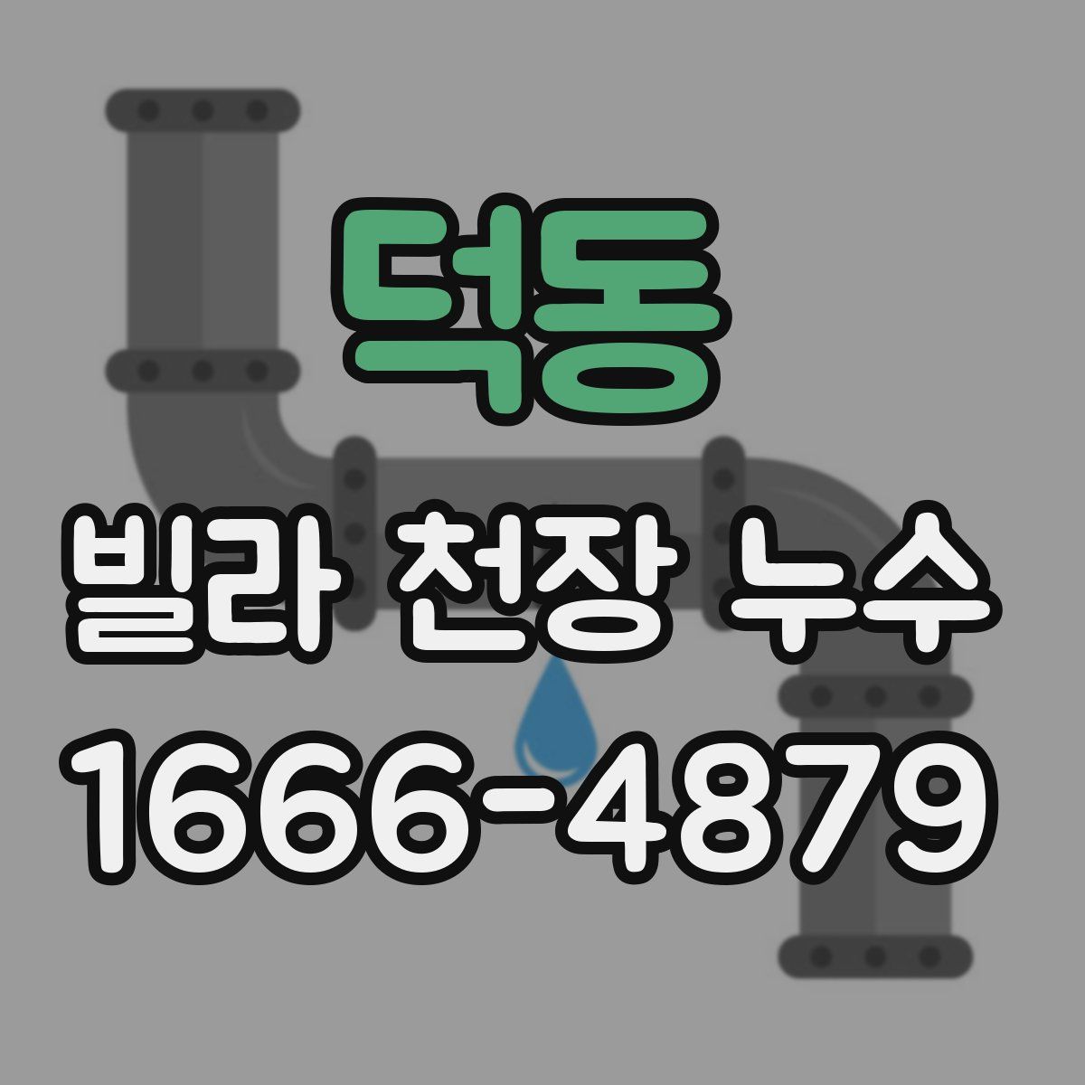 덕동 빌라 천장 누수